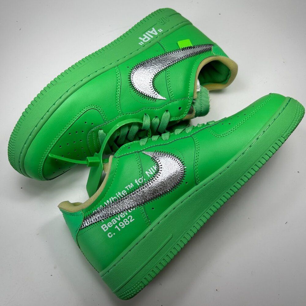 Off-White x Nike Air Force 1 Low Mens Size 9.5 Brooklyn No Box EXCELLENT COND - Picture 3 of 16